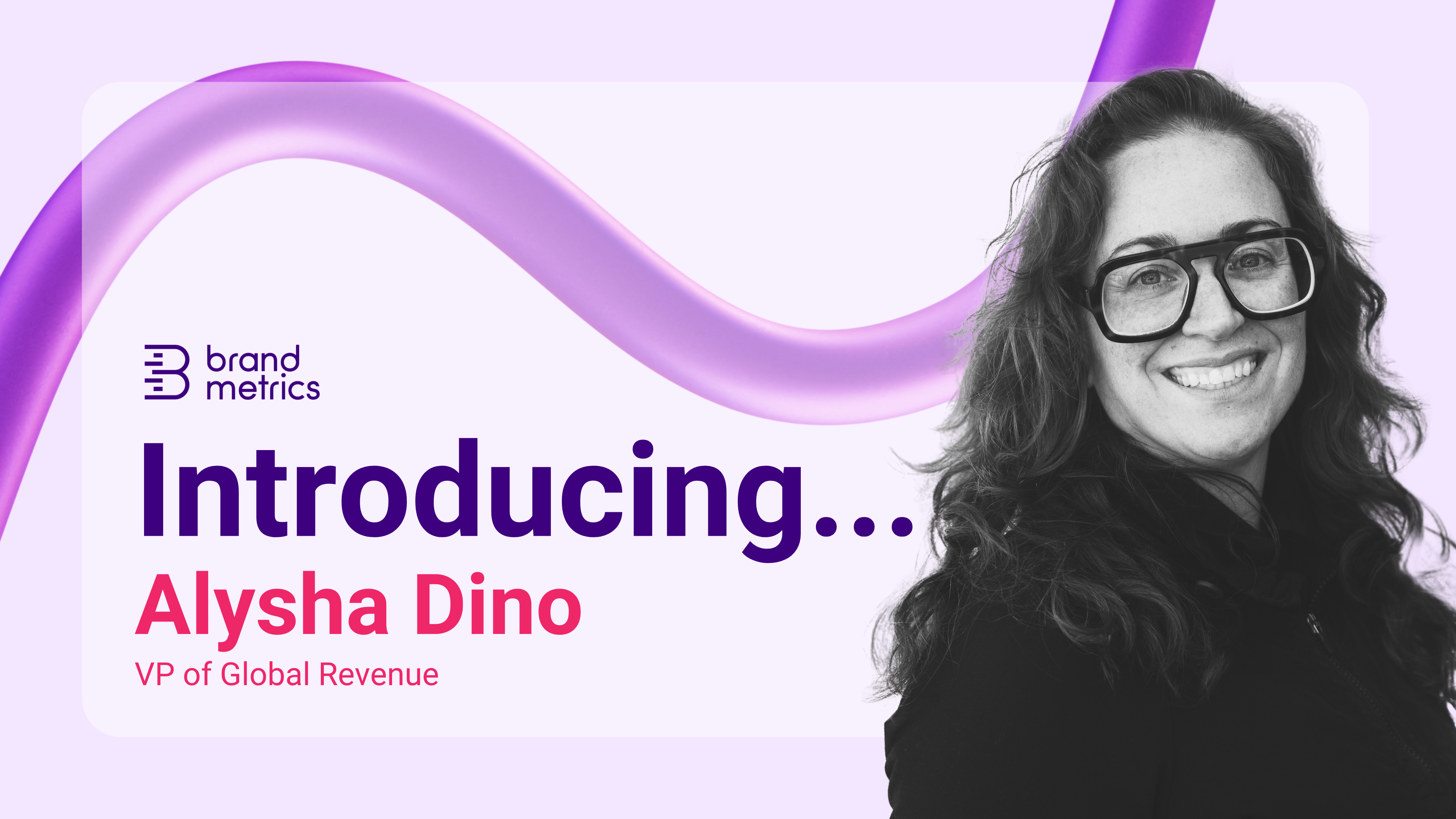 Portrait of Alysha, a team member at Brand Metrics, featured in the Introducing series